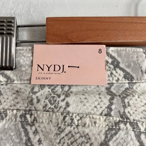 NYDJ Ami Skinny Snake Print Jean Size 8 - Picture 7 of 12